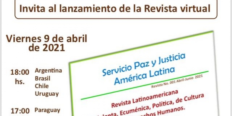 El SERPAJ América Latina presenta su revista virtual